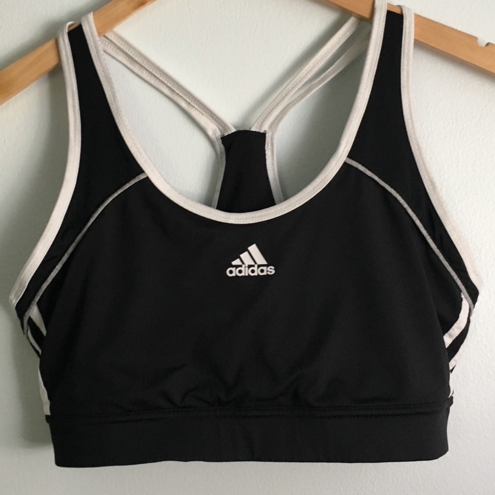 Adidas Climalite Racerback Sports Bra - Size Large